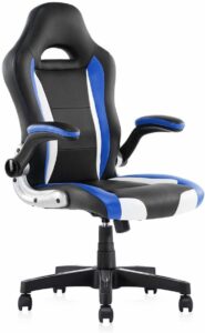 8. YAMASORO Leather Computer Gaming Chairs