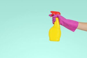 Use a water-based solvent for leather chairs